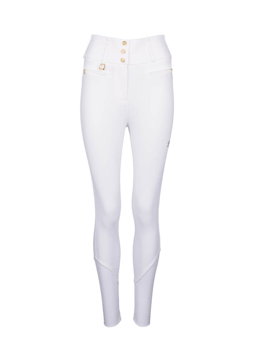 Holland Cooper Competition Premium High Rise Breeches - White