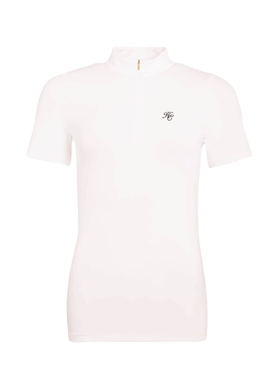 Holland Cooper Burghley Short Sleeve Baselayer - White