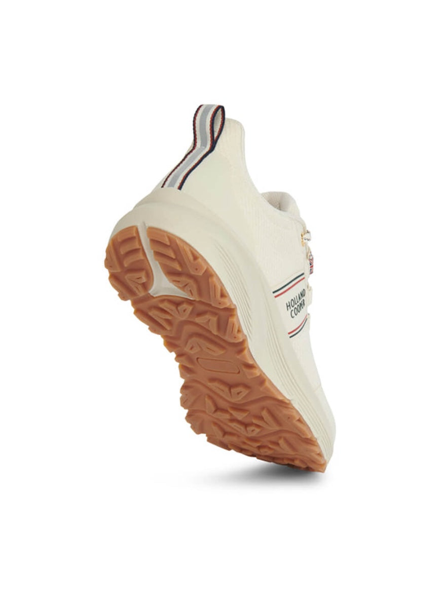 Holland Cooper Burghley Waterproof Trainer - Ecru