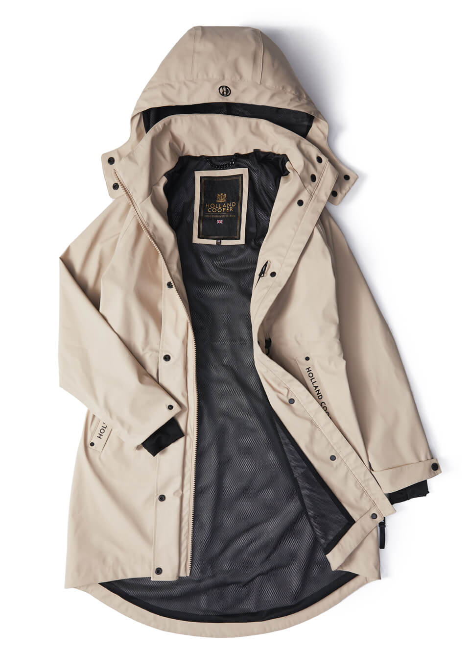 Holland Cooper Chartwell Rain Parka - Stone