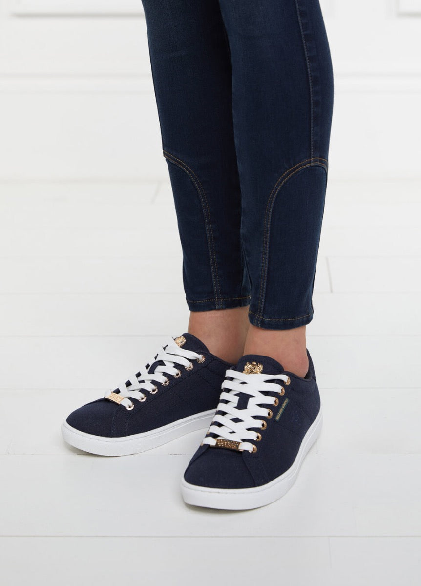 Holland Cooper Chelsea Court Trainers - Ink Navy