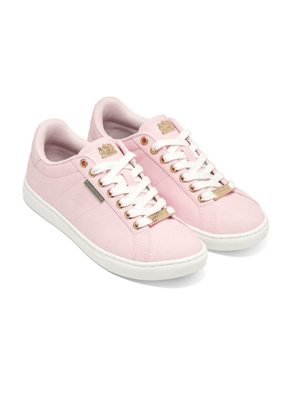 Holland Cooper Chelsea Court Trainers - Soft Pink