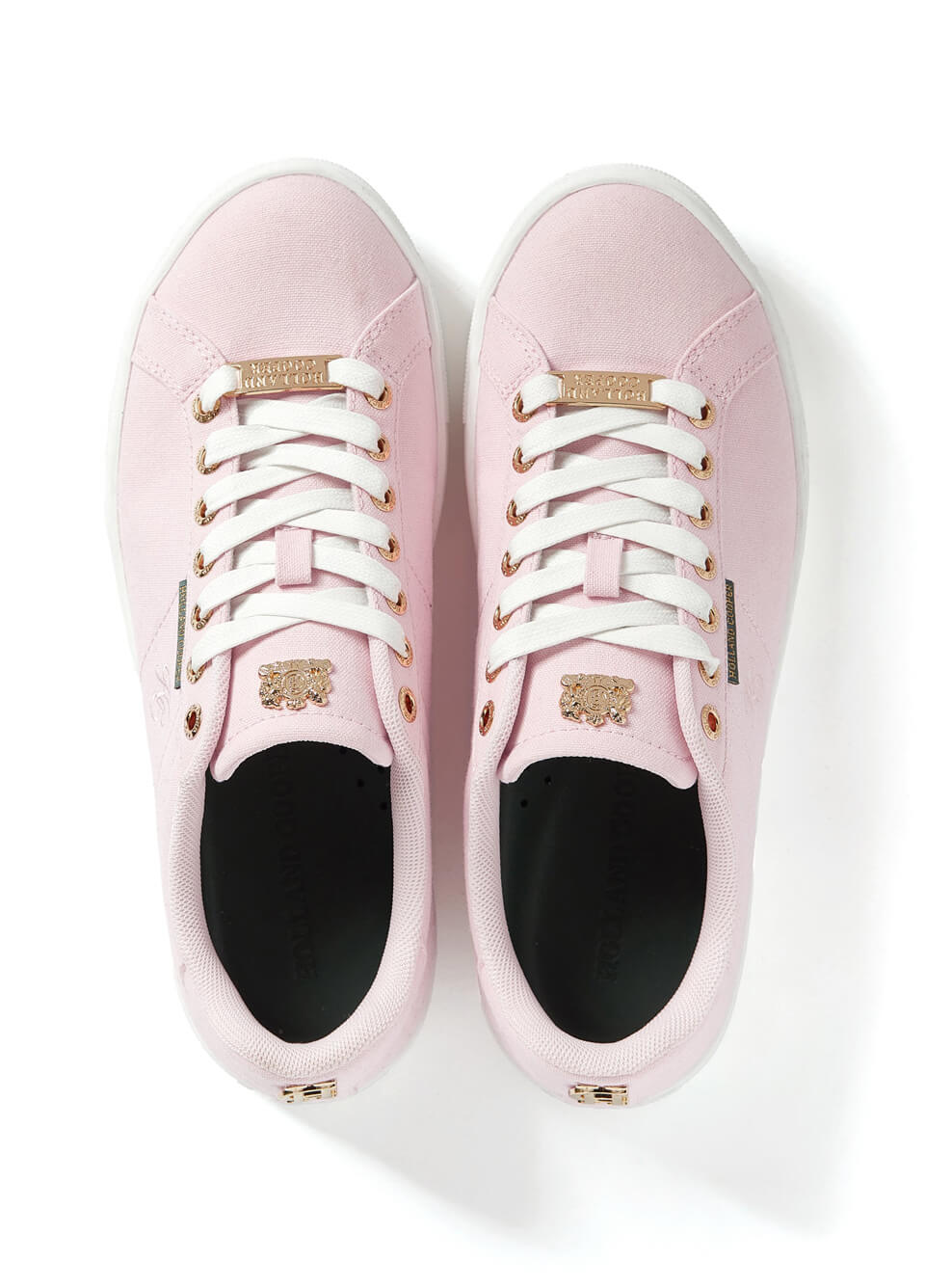 Holland Cooper Chelsea Court Trainers - Soft Pink