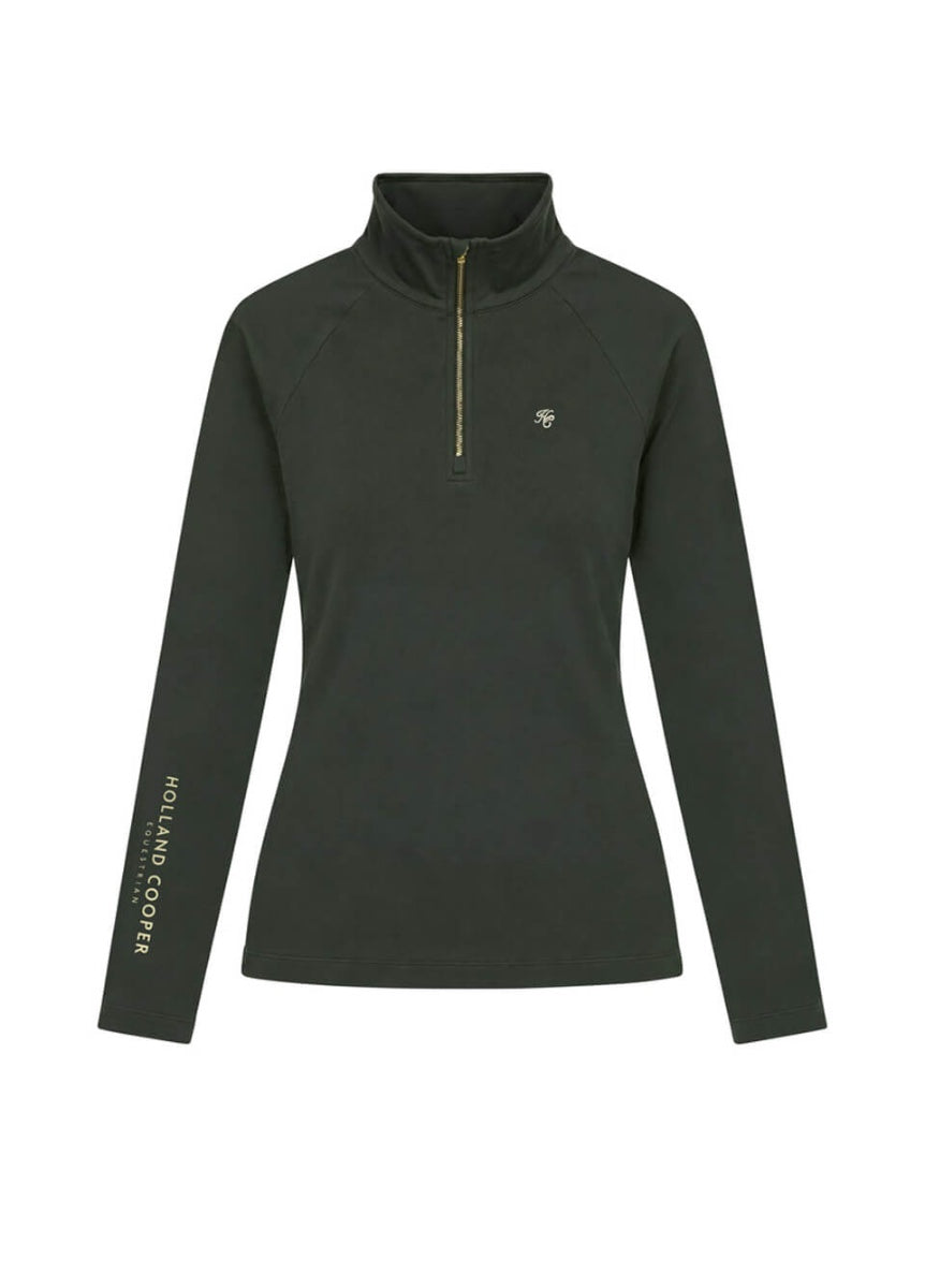 Holland Cooper Chiltern Base Layer - Ivy Green