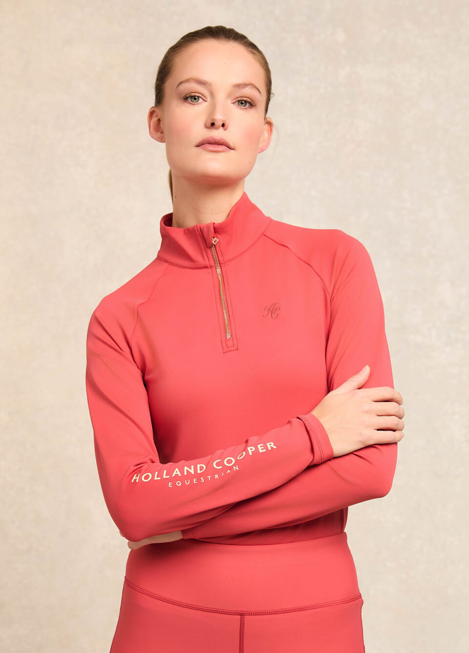 Holland Cooper Chiltern Base Layer - Washed Red