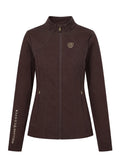Holland Cooper Chiltern Zip Training Top - Chocolate
