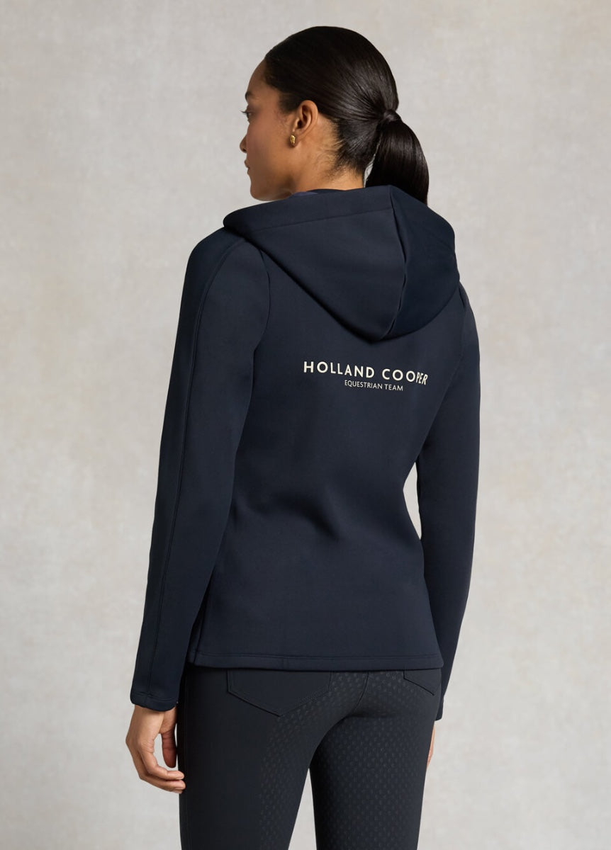 Holland Cooper Chiltern Zip Hoodie - Ink Navy