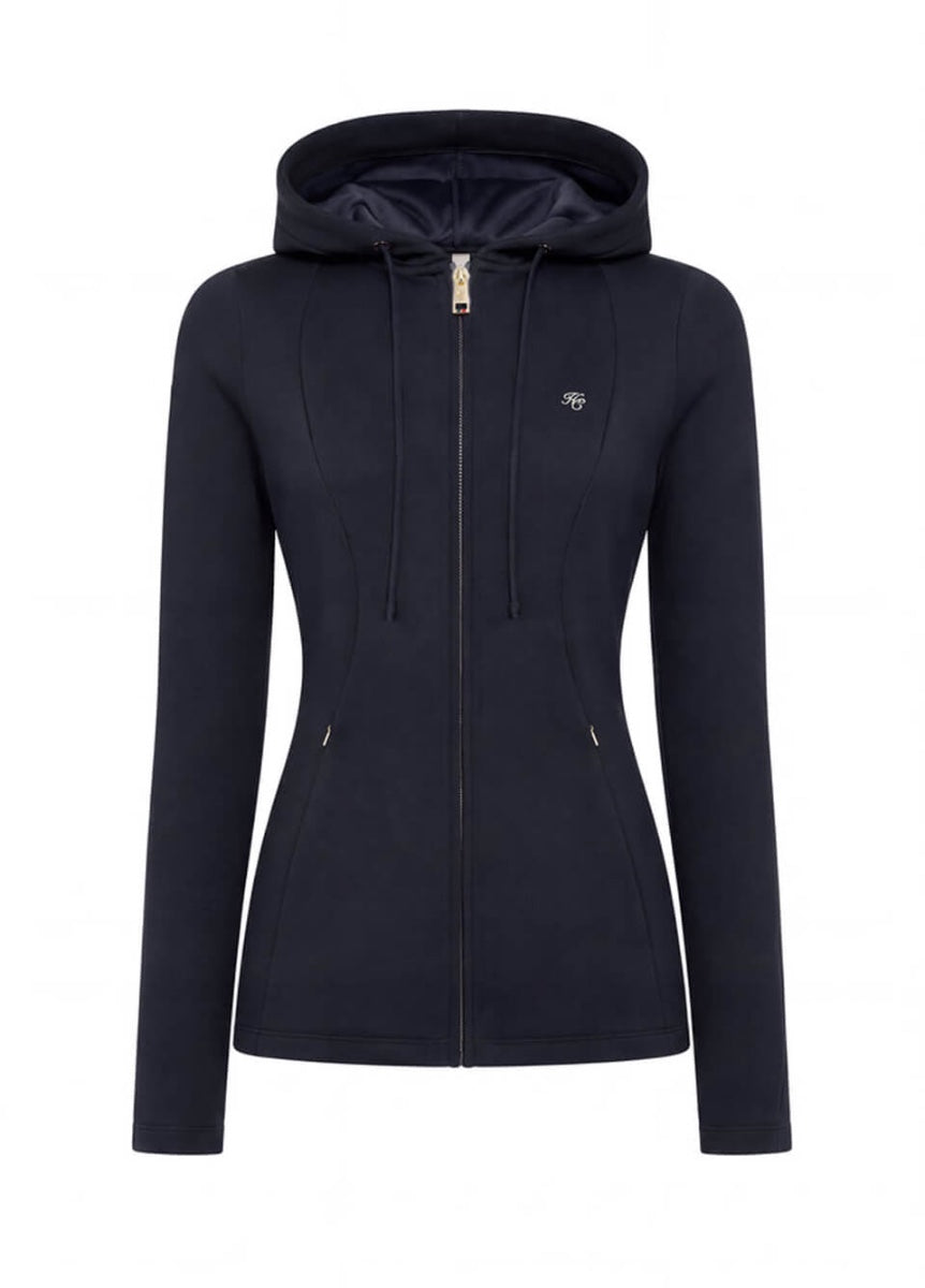 Holland Cooper Chiltern Zip Hoodie - Ink Navy