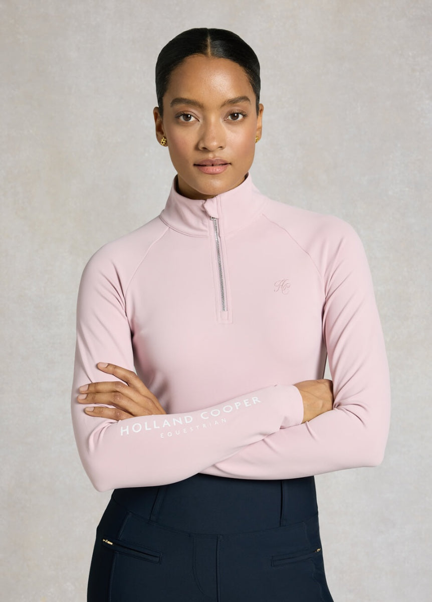 Holland Cooper Chiltern Base Layer - Dawn Pink