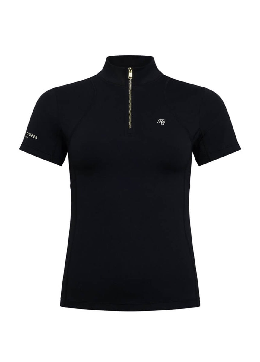 Holland Cooper Chiltern Short Sleeve Base Layer - Black
