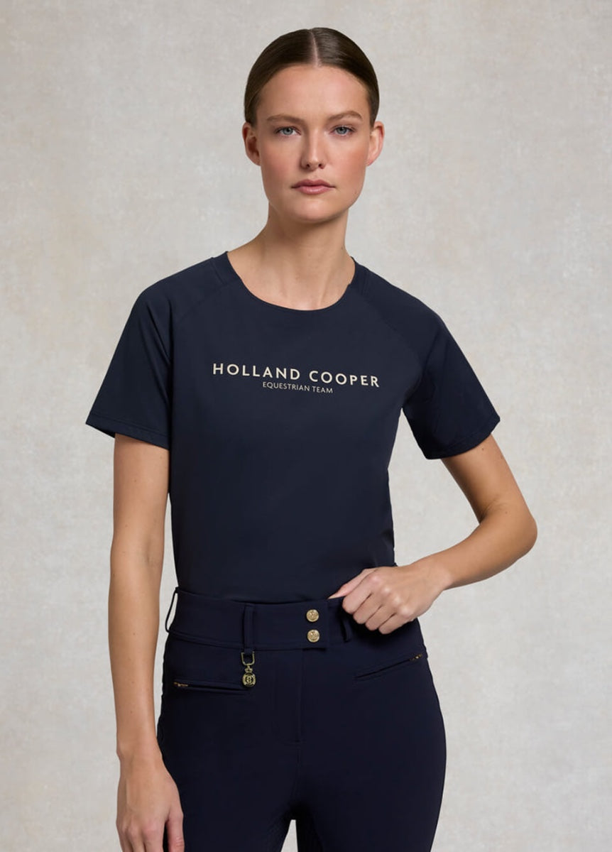 Holland Cooper Chiltern Crew Neck Tee - Ink Navy