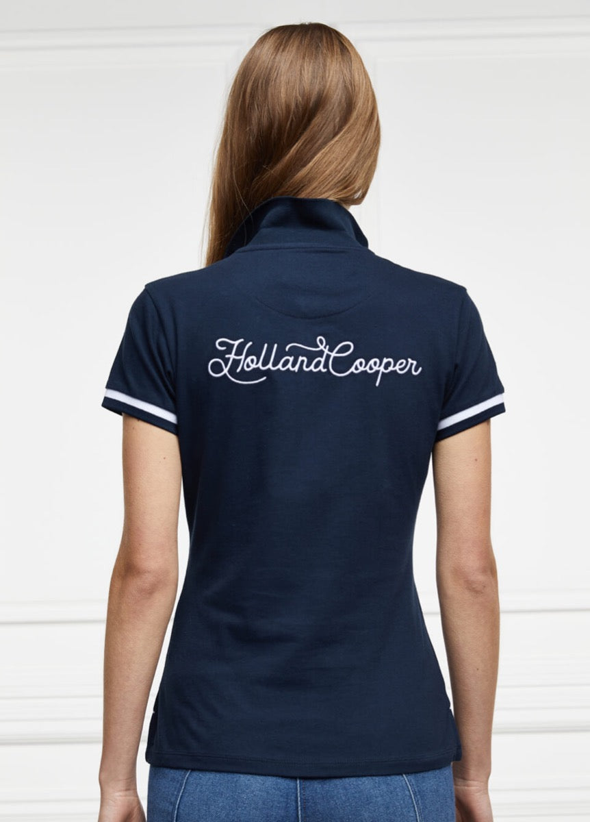 Holland Cooper Classic Polo Shirt - Ink Navy