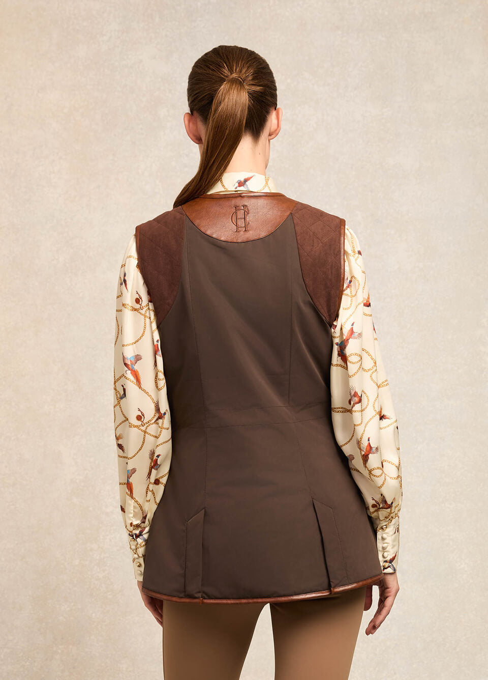 Holland Cooper Clay Vest - Chocolate