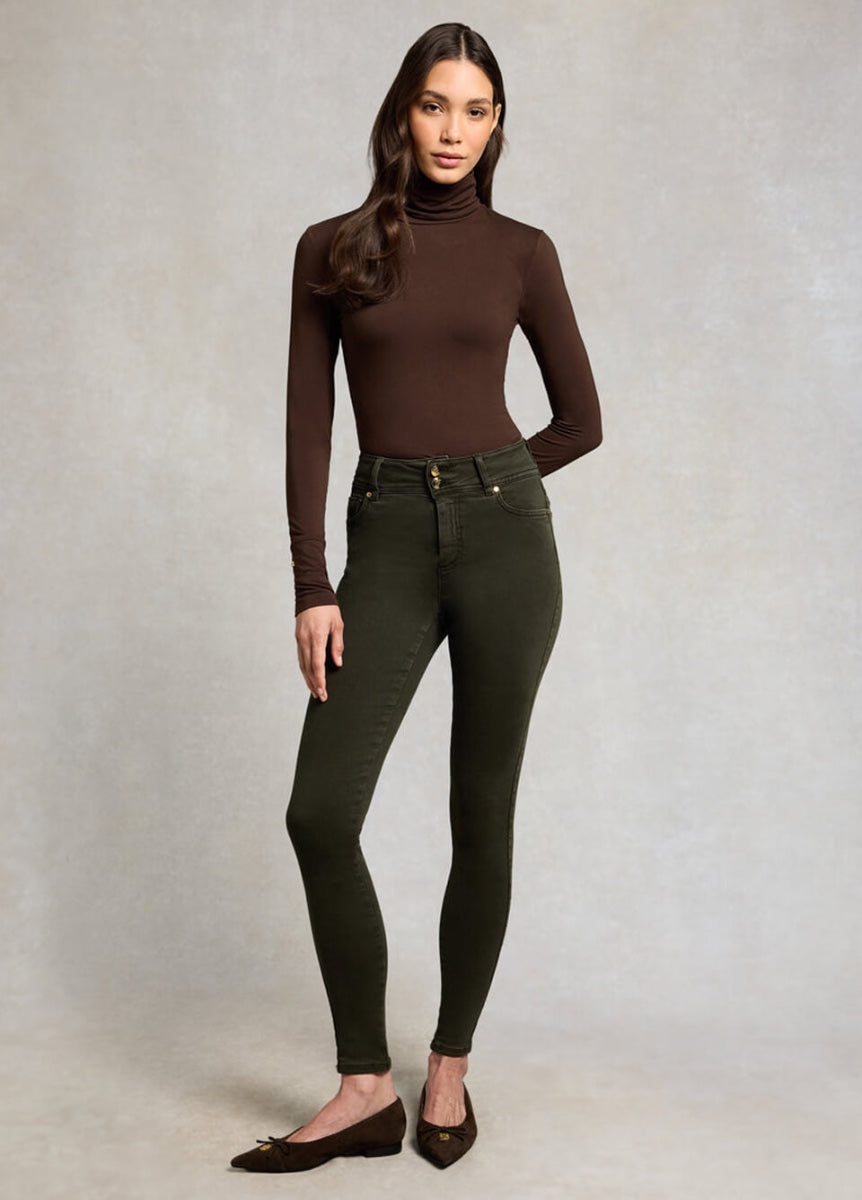 Holland Cooper Contour Skinny Jean - Dark Pine