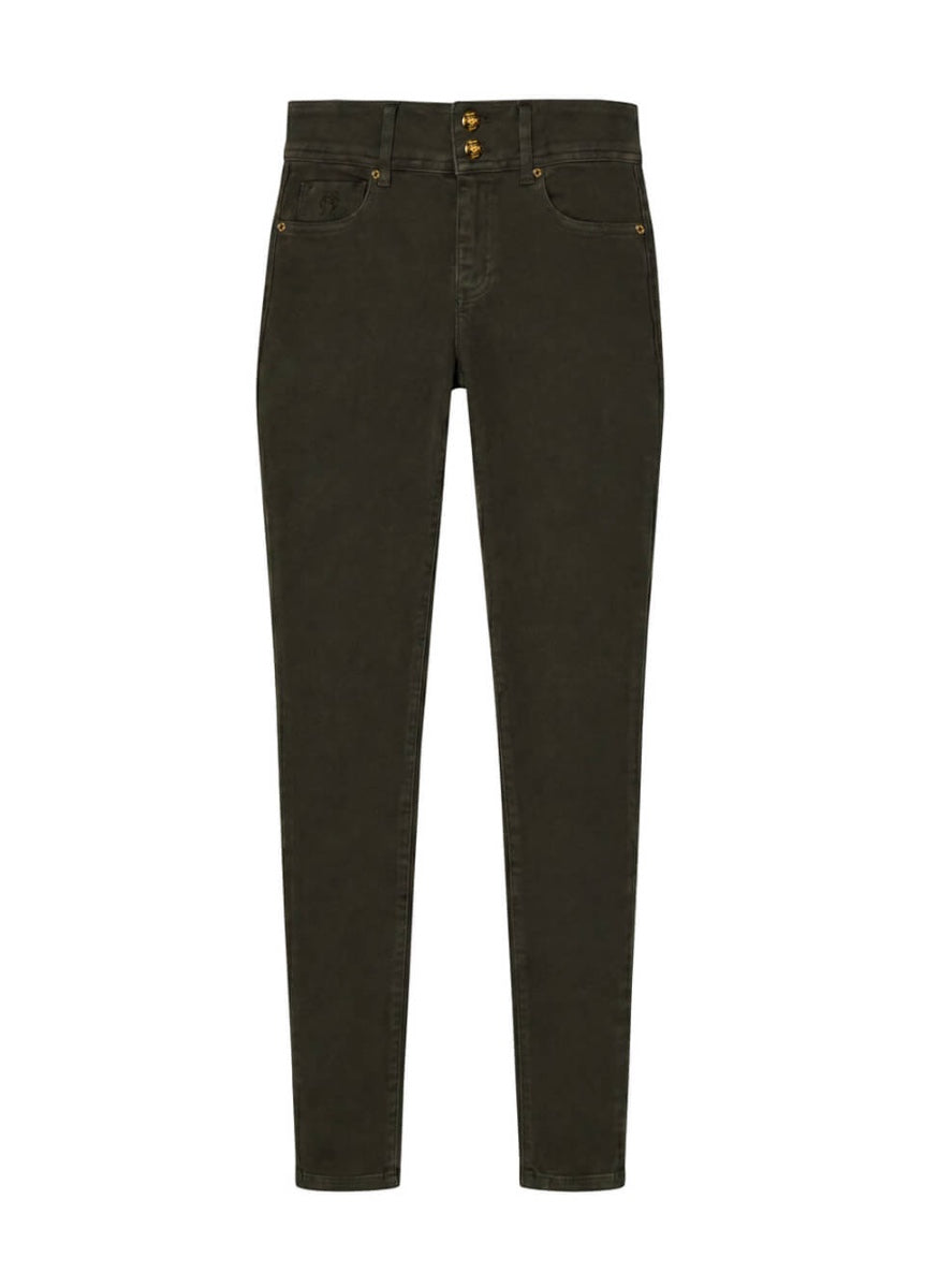 Holland Cooper Contour Skinny Jean - Dark Pine