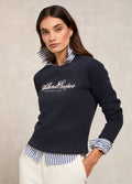 Holland Cooper Country Club Crew Sweat - Ink Navy