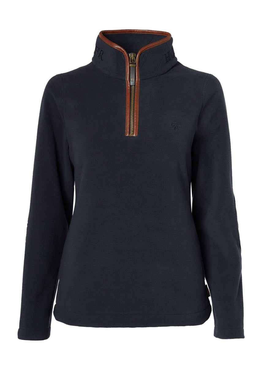 Holland Cooper Country Fleece 1/2 Zip - Ink Navy