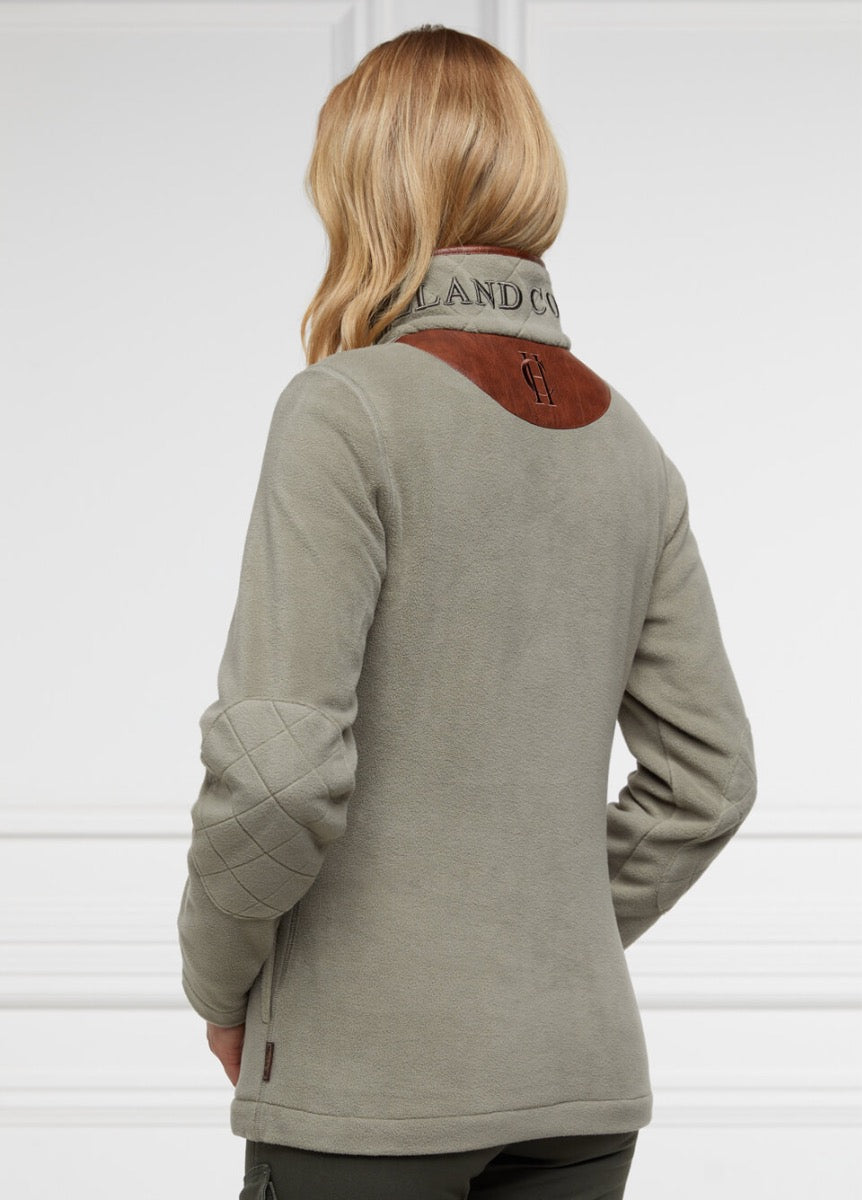Holland Cooper Country Fleece 1/2 Zip - Sage