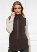 Holland Cooper Country Fleece Gilet - Chocolate