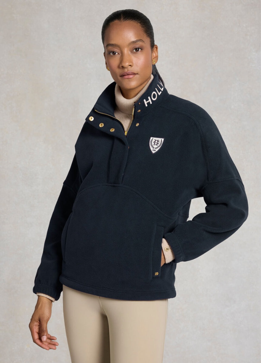 Holland Cooper Cranborne Over Head Fleece - Ink Navy