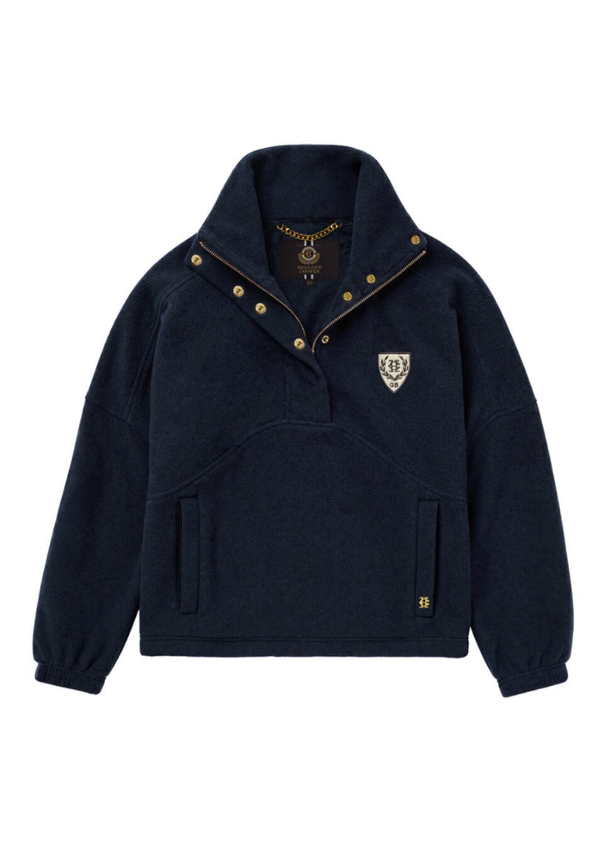 Holland Cooper Cranborne Over Head Fleece - Ink Navy