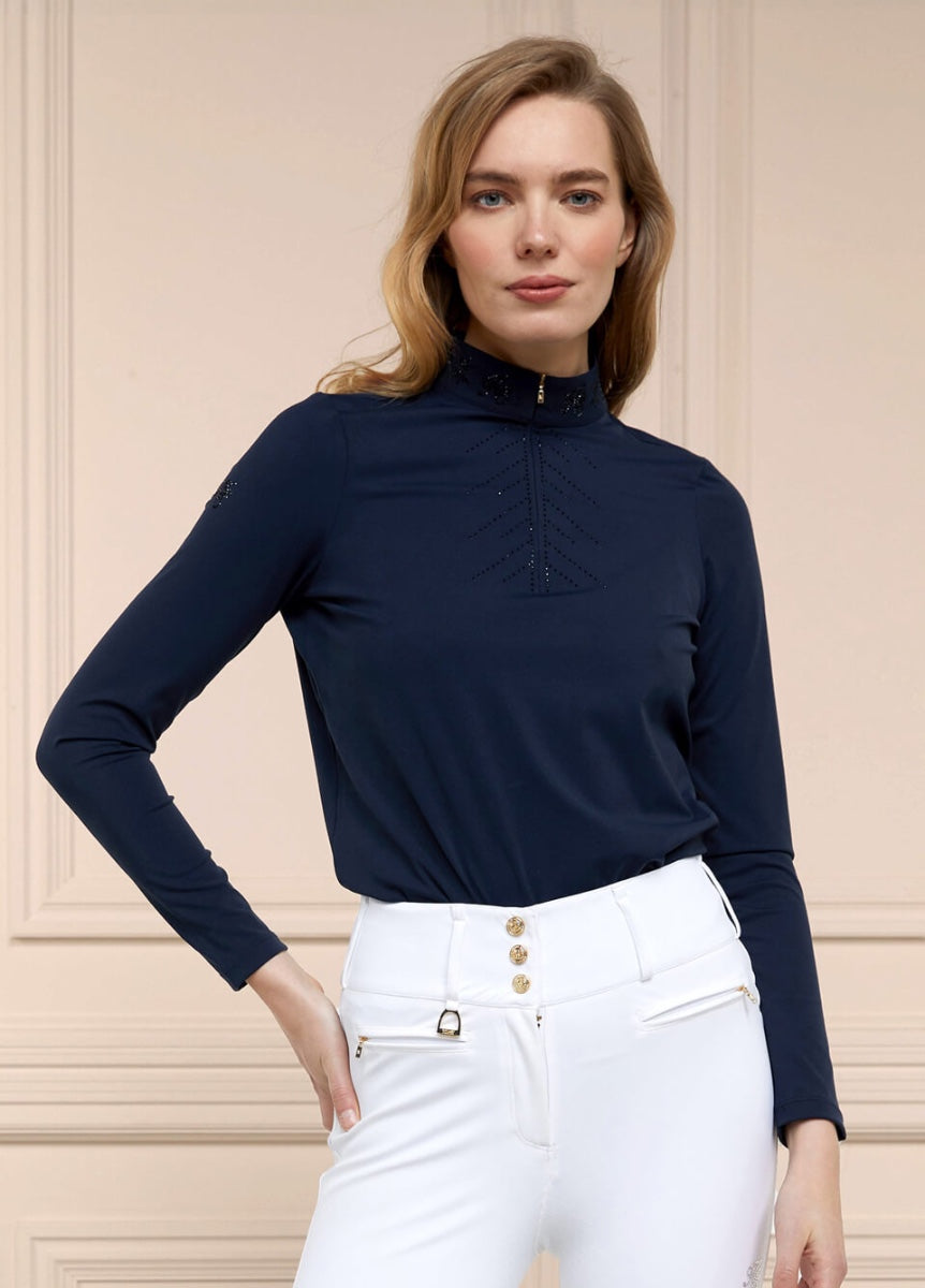 Holland Cooper Crystal Base Layer - Ink Navy