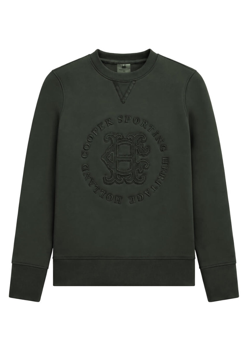 Holland Cooper Cranborne Crystal Crew - Ivy Green