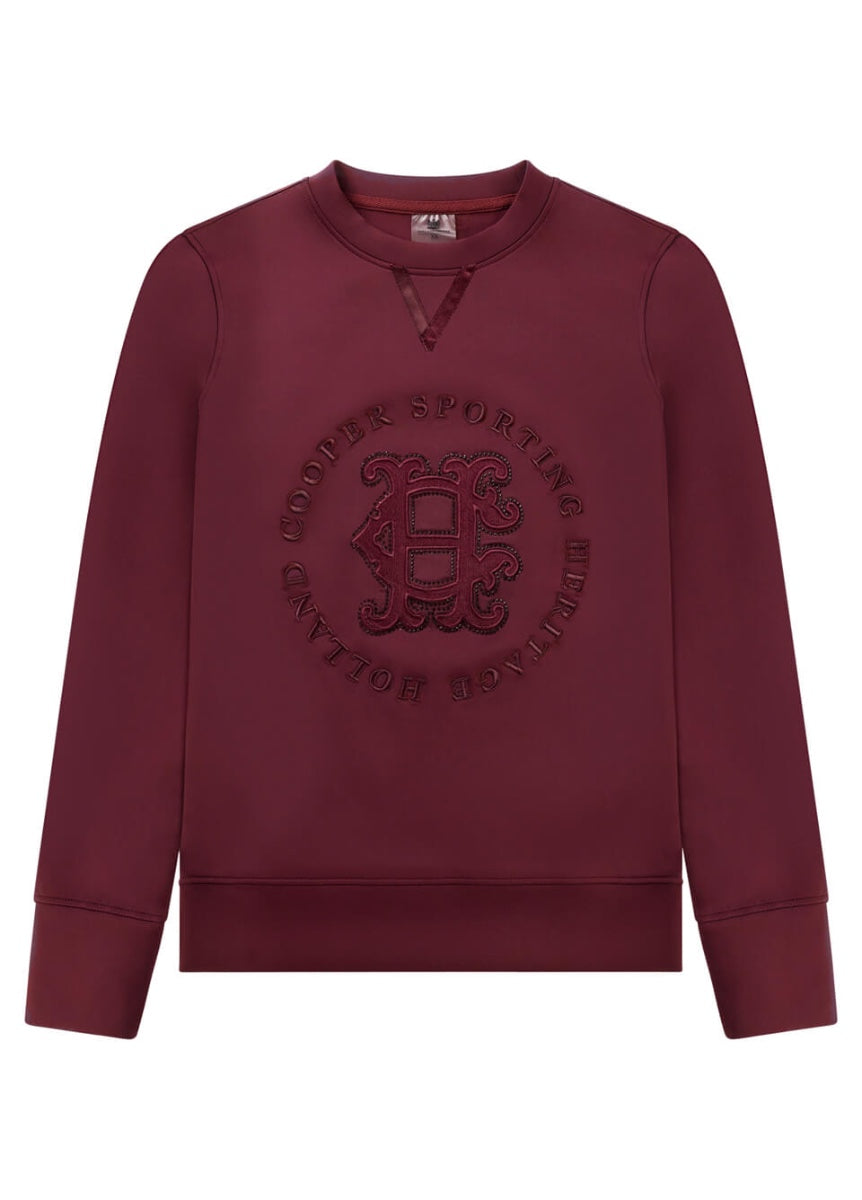 Holland Cooper Cranborne Crystal Crew - Mulberry