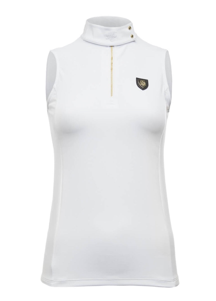 Holland Cooper Elite Sleeveless Base Layer - White
