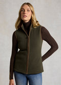 Holland Cooper Country Fleece Gilet - Khaki Canvas