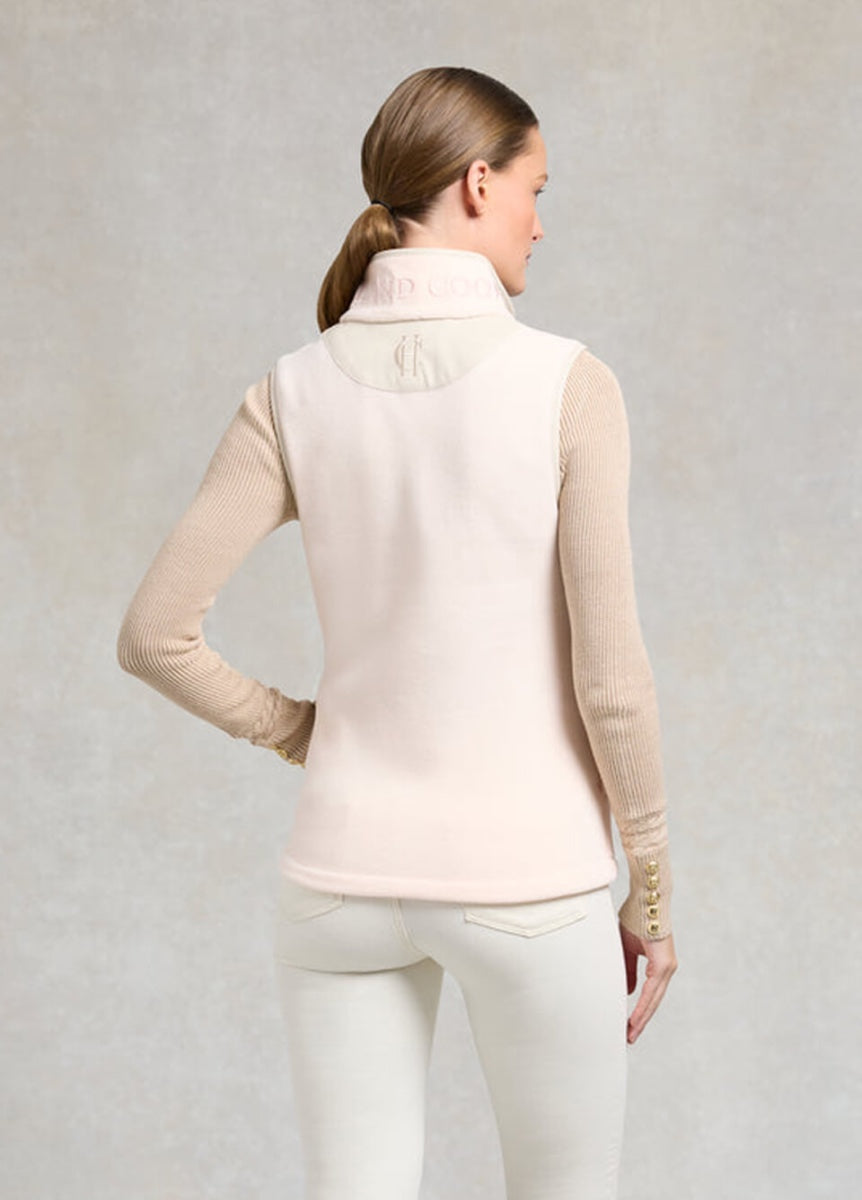 Holland Cooper Country Fleece Gilet - Palest Pink