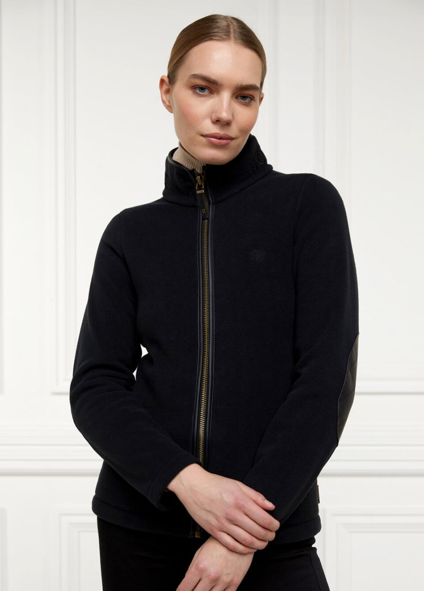 Holland Cooper Country Fleece Jacket - Black