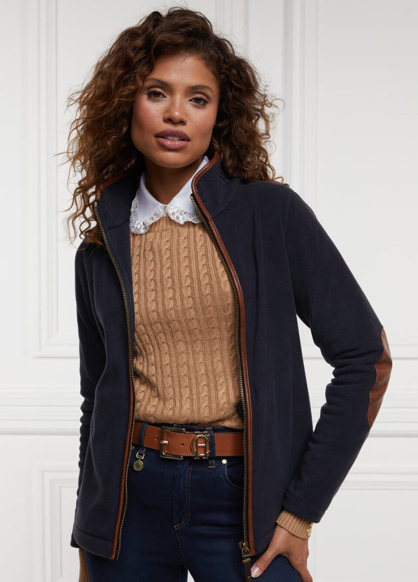 Holland Cooper Country Fleece Jacket - Ink Navy