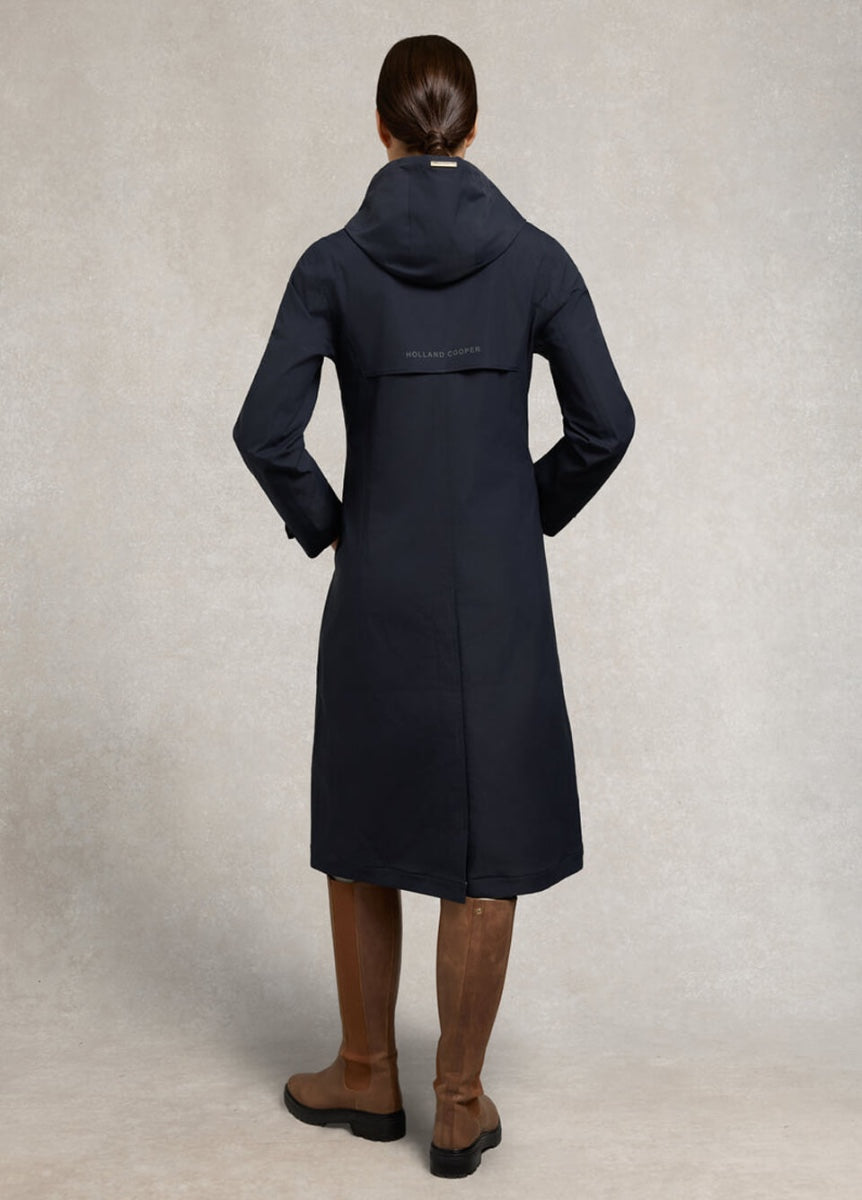 Holland Cooper Folgate Rain Coat - Ink Navy