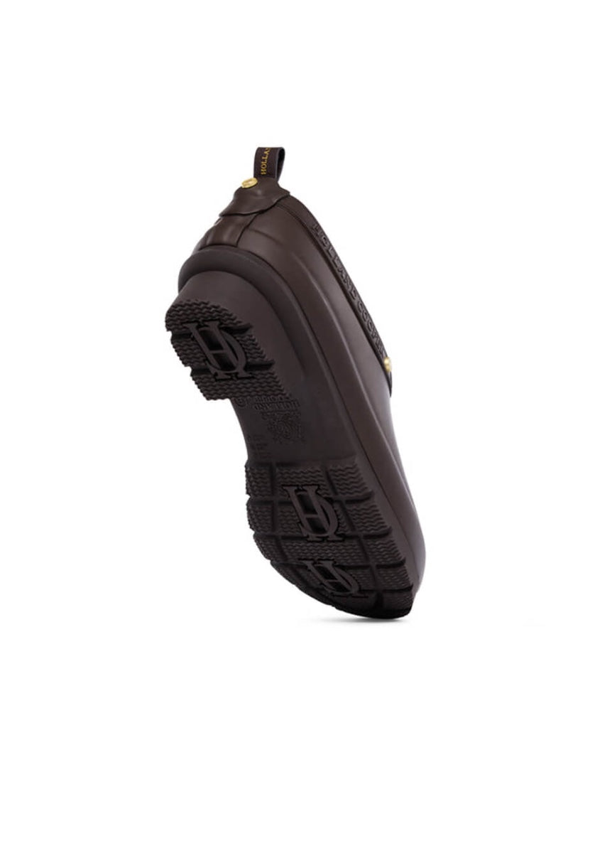 Holland Cooper Gardening Loafer - Chocolate Matte Gold