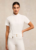 Holland Cooper Gatcombe Short Sleeve Showshirt - White