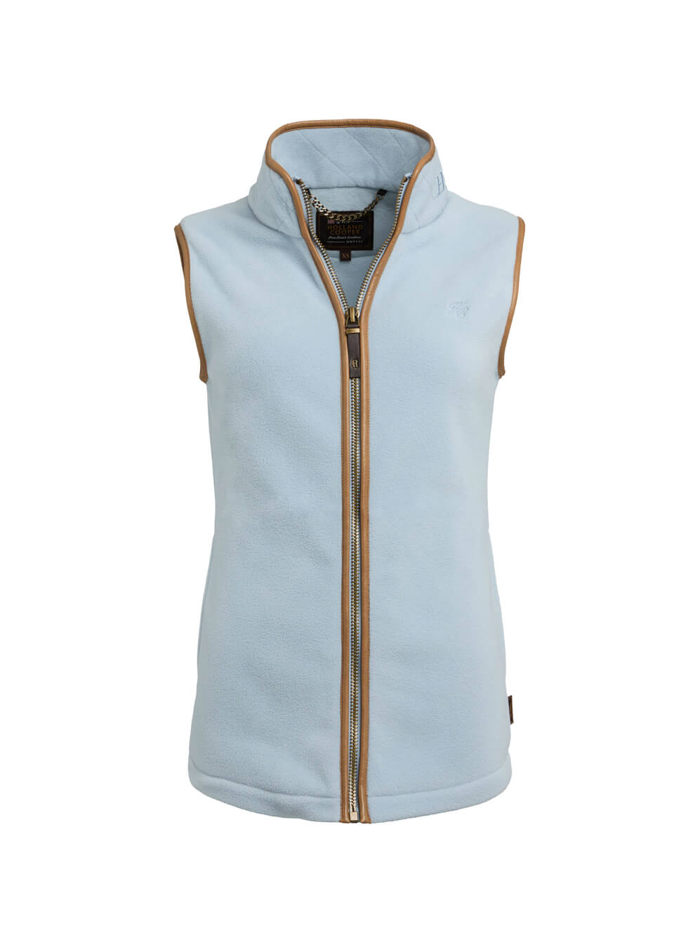 Holland Cooper Country Fleece Gilet - Pale Blue