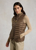 Holland Cooper Lightweight Puffer Gilet - Chestnut