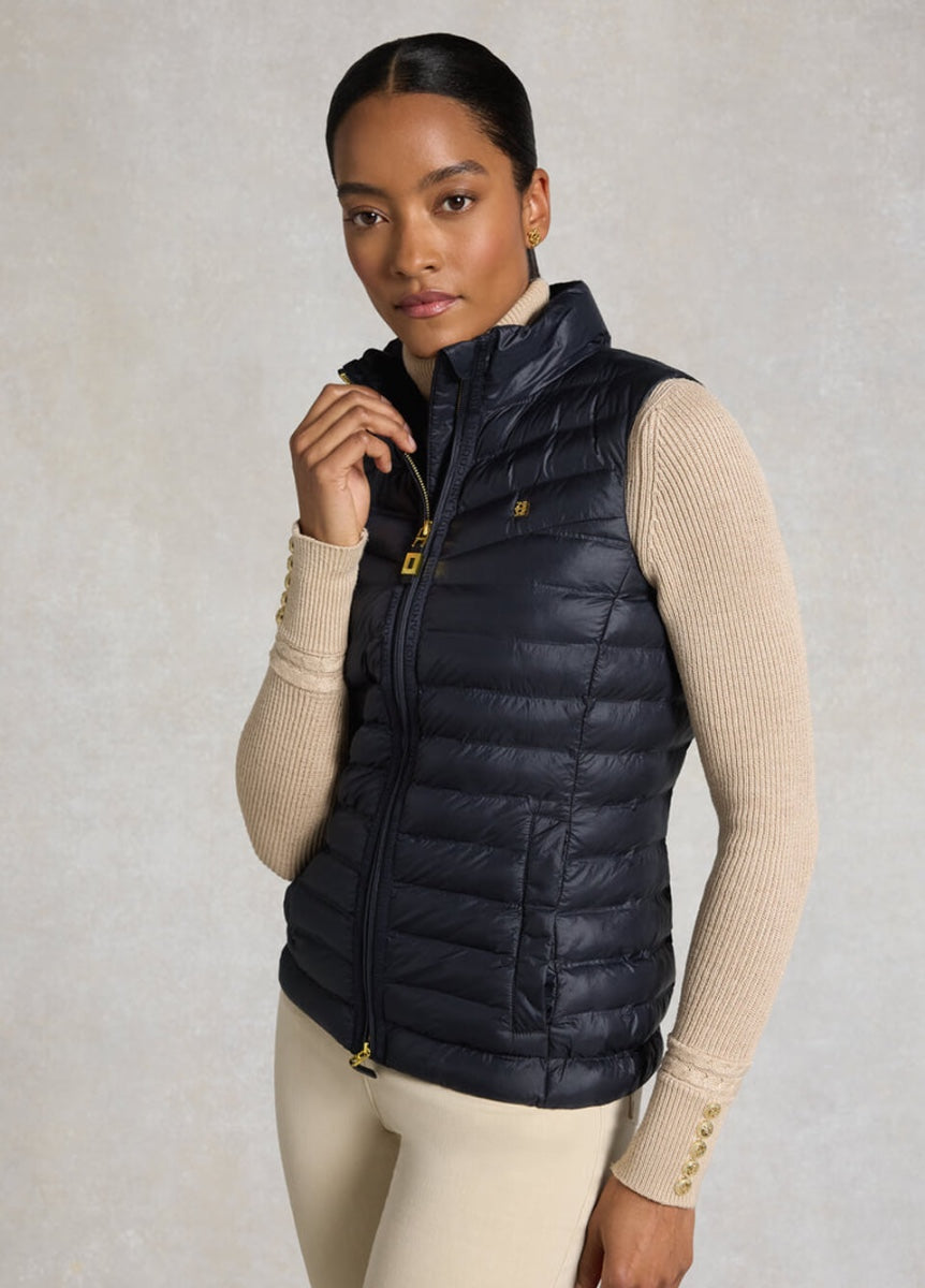 Holland Cooper Lightweight Puffer Gilet - Ink Navy