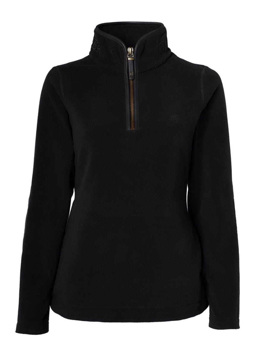 Holland Cooper Country Fleece 1/2 Zip - Black