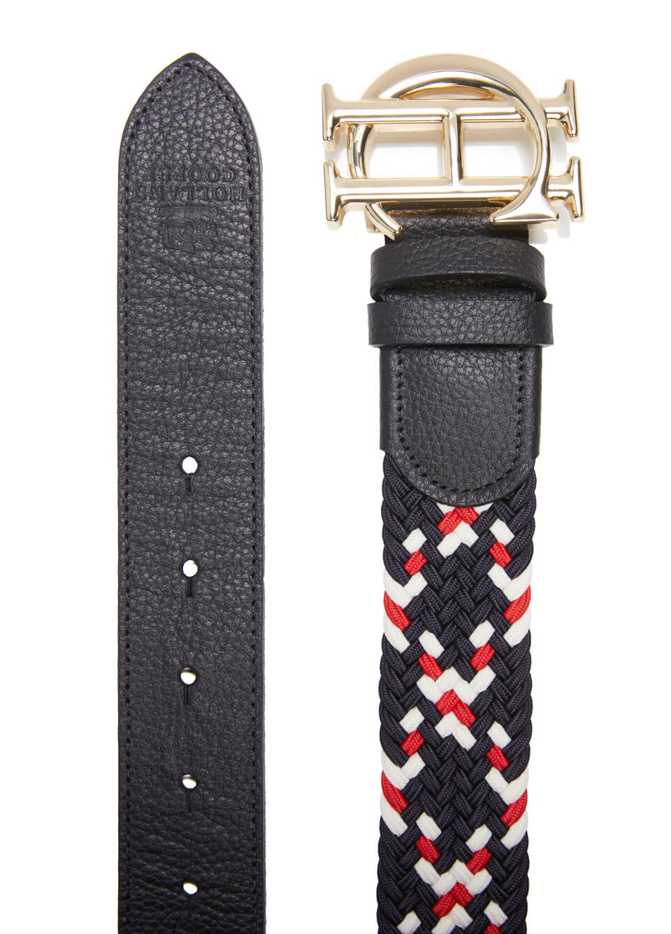 Holland Cooper Heritage Belt - Navy Tricolour