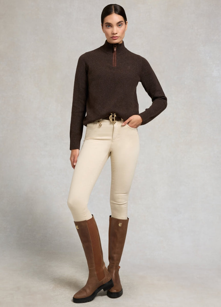 Holland Cooper Contour Skinny Jean - Stone