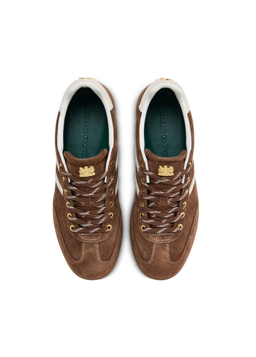 Holland Cooper Knightsbridge Court Trainer - Chocolate