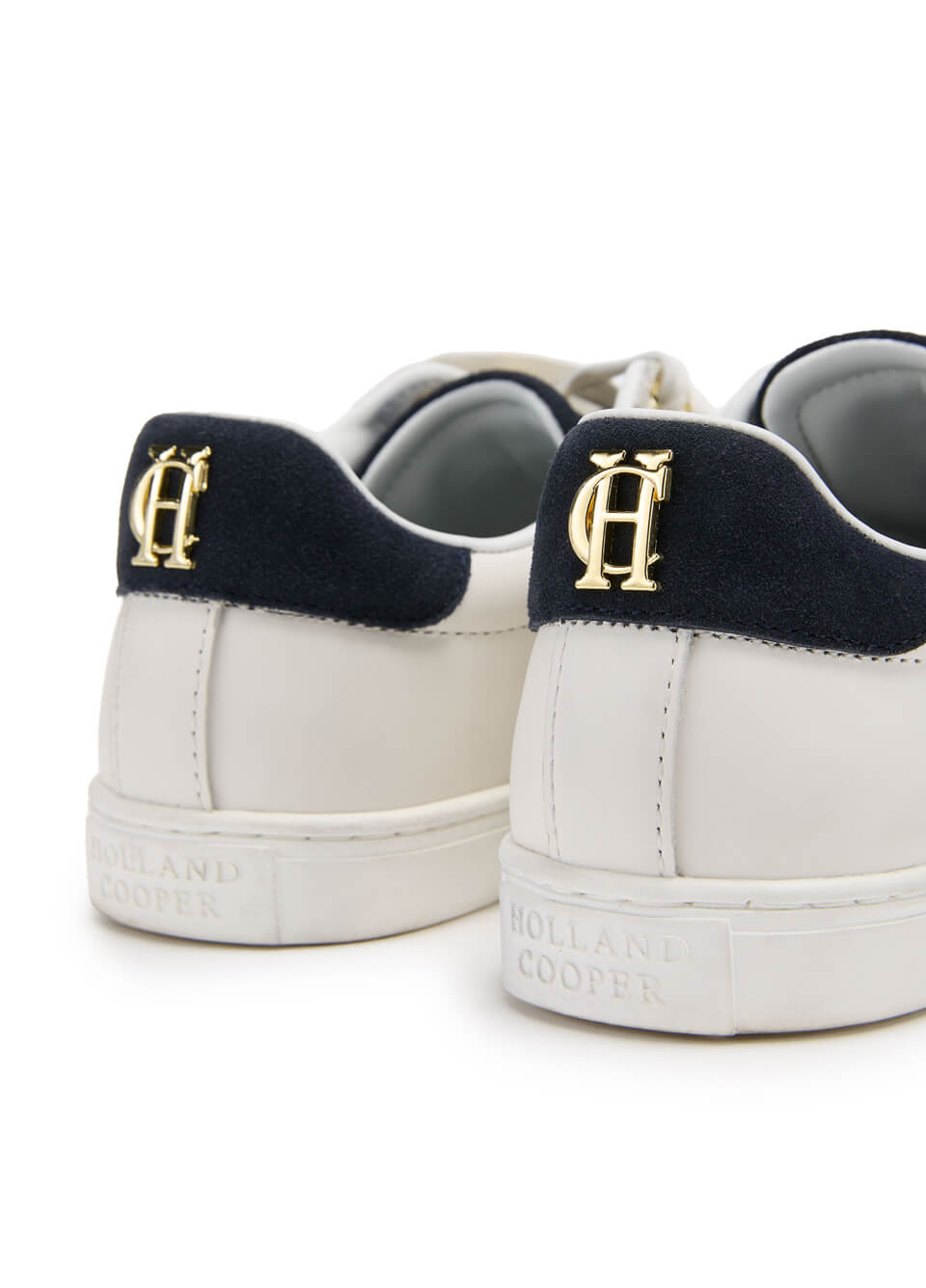 Holland Cooper Knightsbridge Trainer - White/Navy