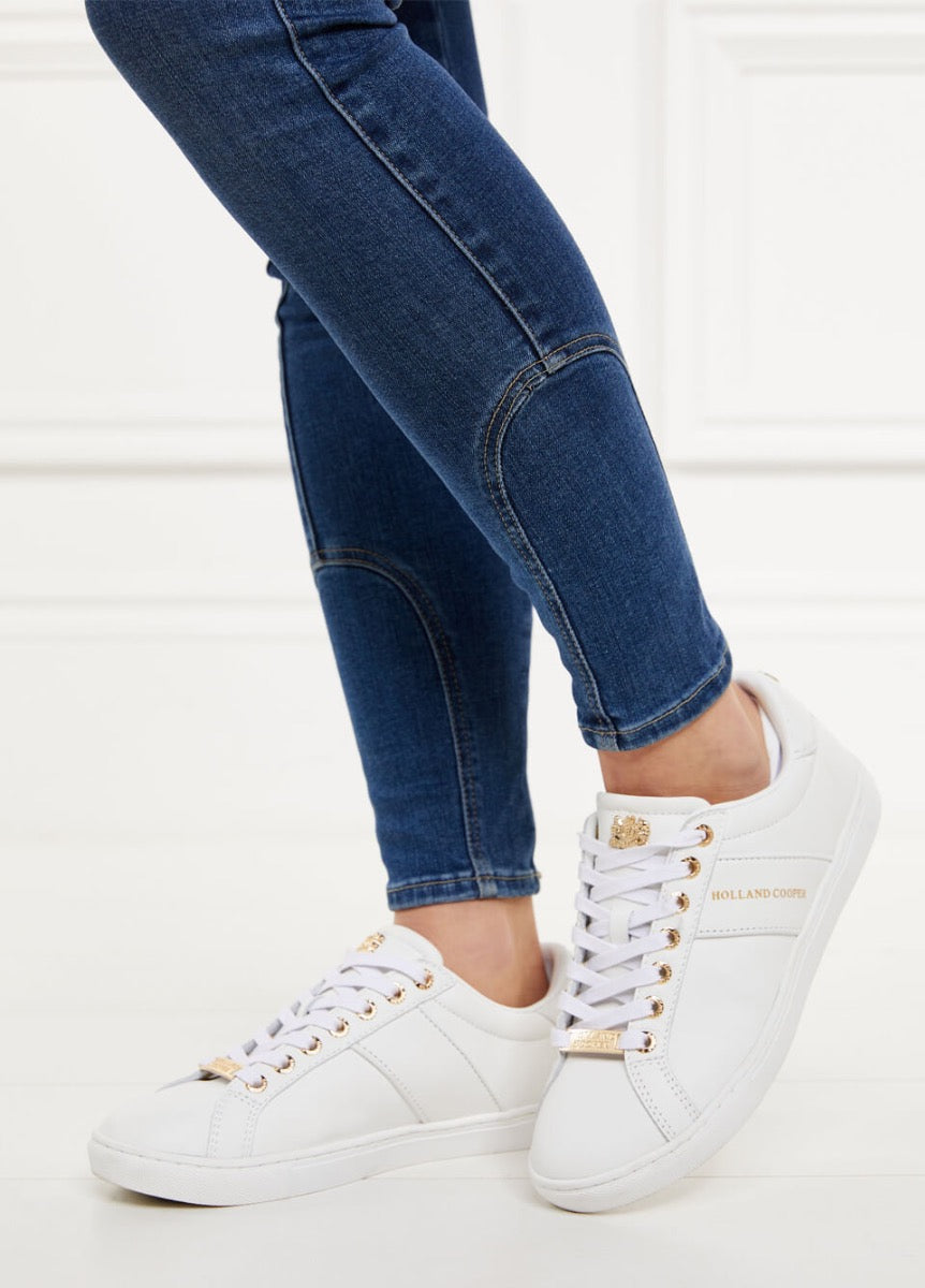 Holland Cooper Knightsbridge Trainer - White