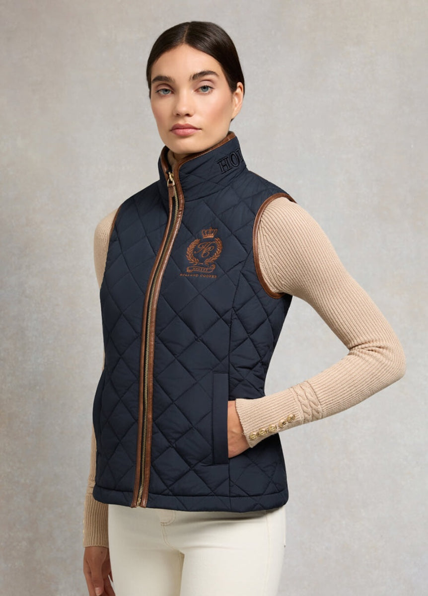 Holland Cooper Lightweight Country Gilet - Ink Navy