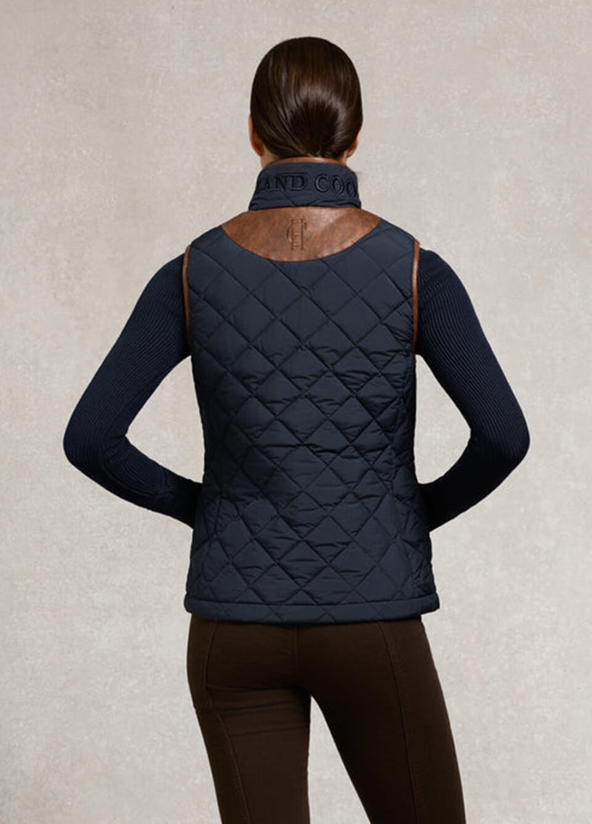 Holland Cooper Lightweight Country Gilet - Ink Navy