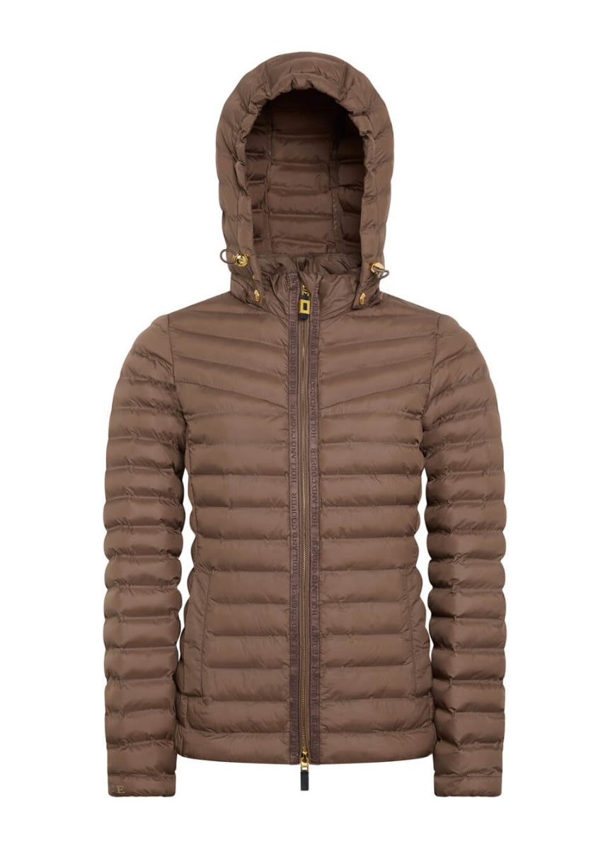 Holland Cooper Lightweight Puffer Jacket - Chestnut