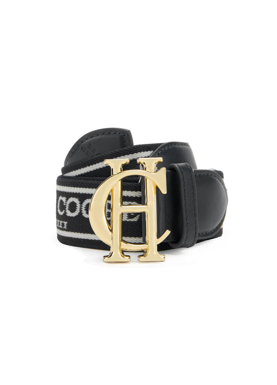 Holland Cooper Logo Riding Belt - Black