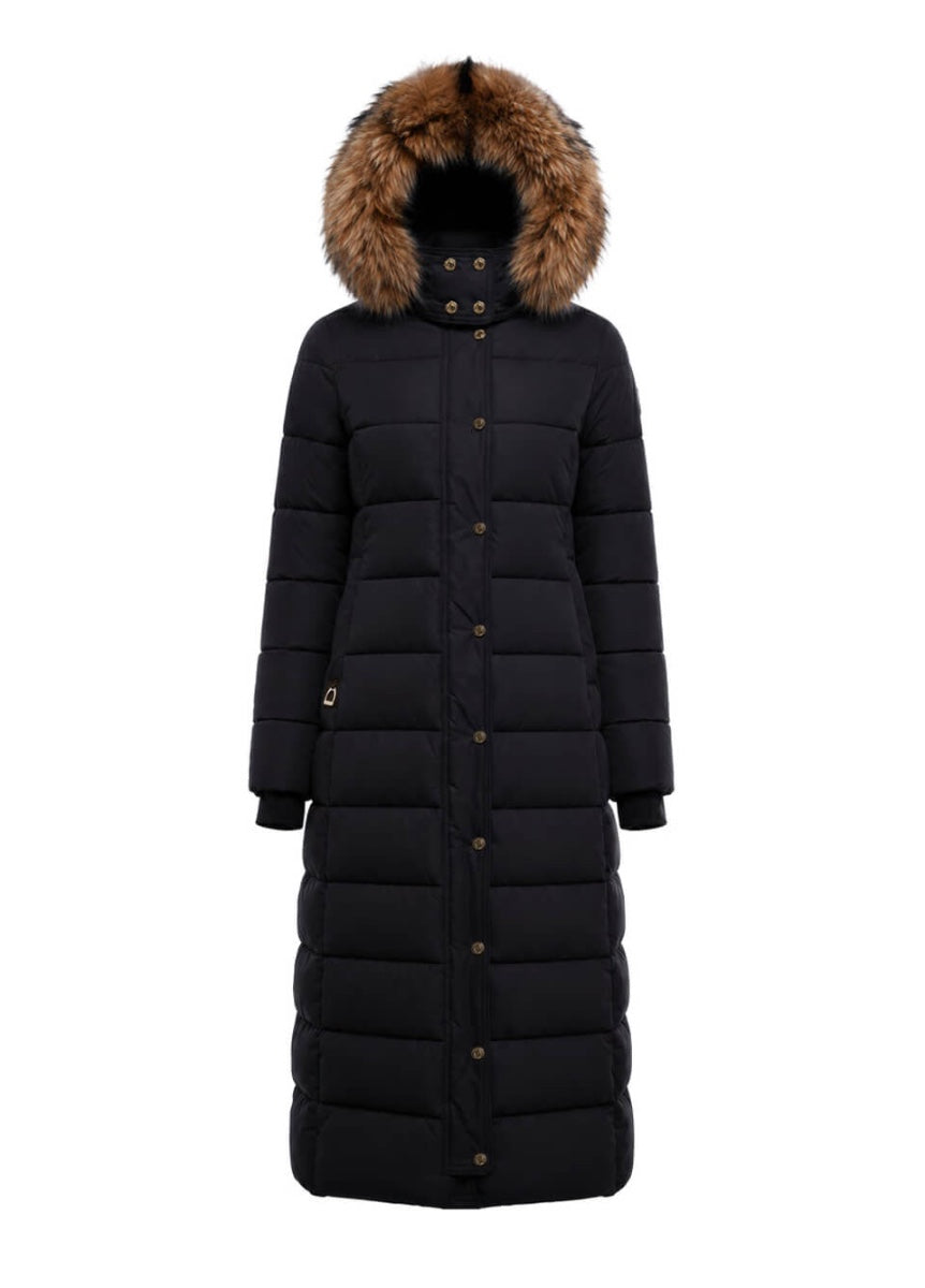 Holland Cooper Longline Coat - Black